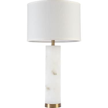 Macon Table Lamp - White