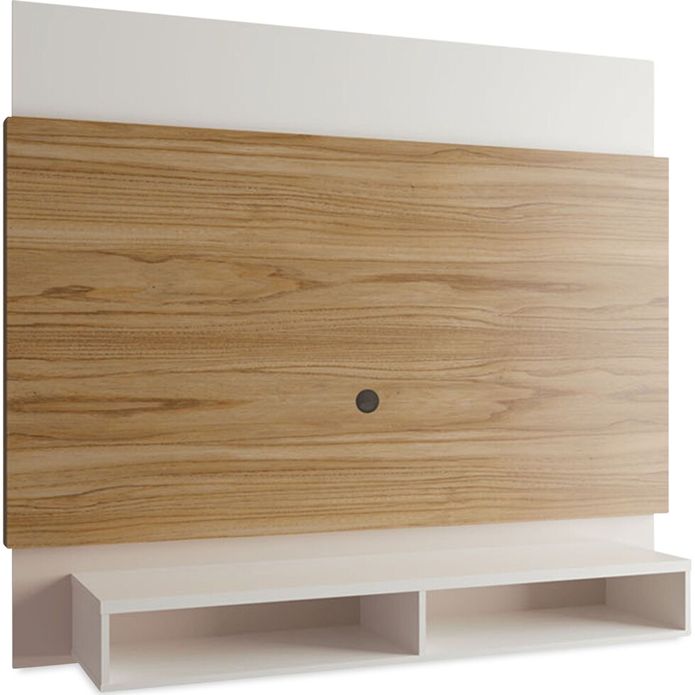 madden cinnamon off white entertainment wall unit   