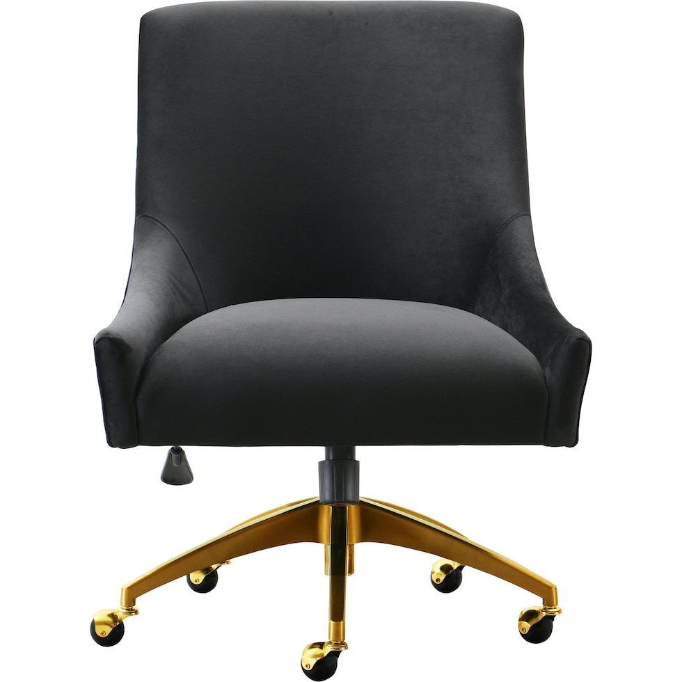 maddie black desk chair   