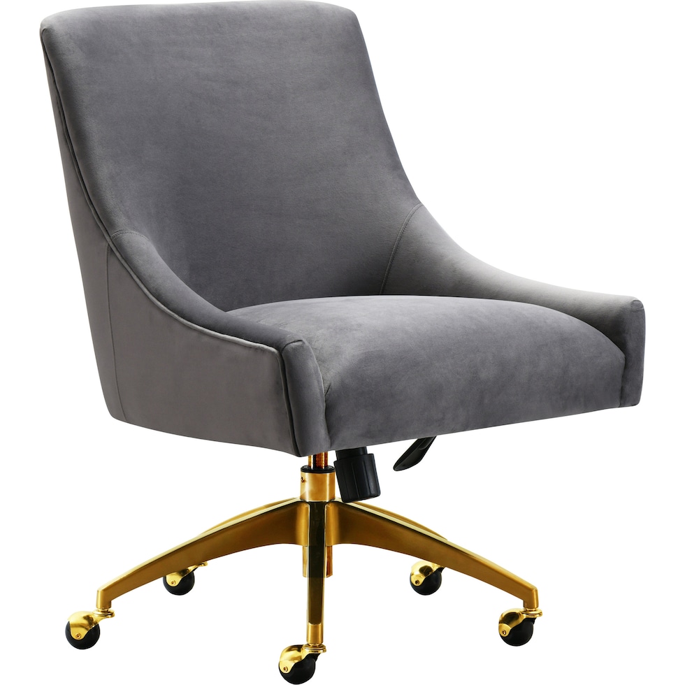 maddie gray desk chair   