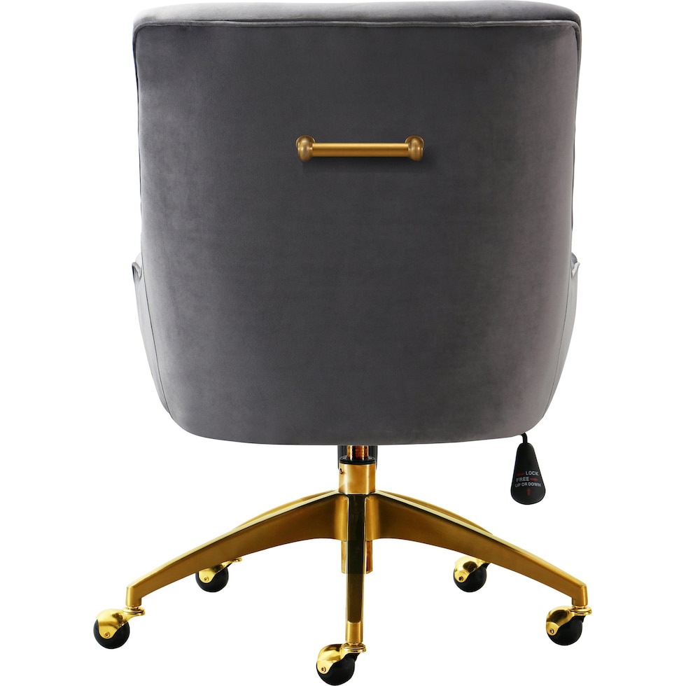 maddie gray desk chair   