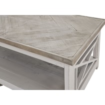 maddie white coffee table   