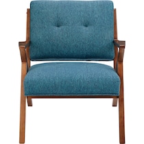 madeline blue accent chair   