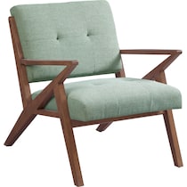 madeline green accent chair   