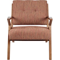madeline orange accent chair   