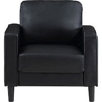 madia black accent chair   