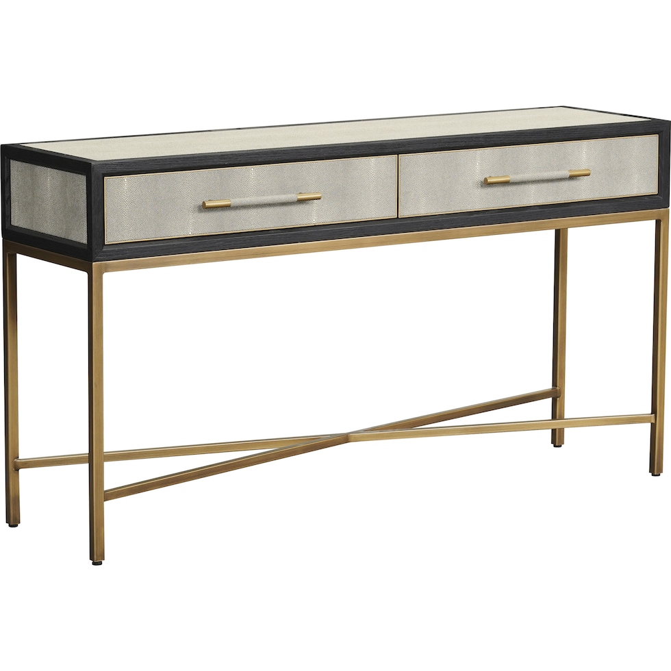 madison black console table   