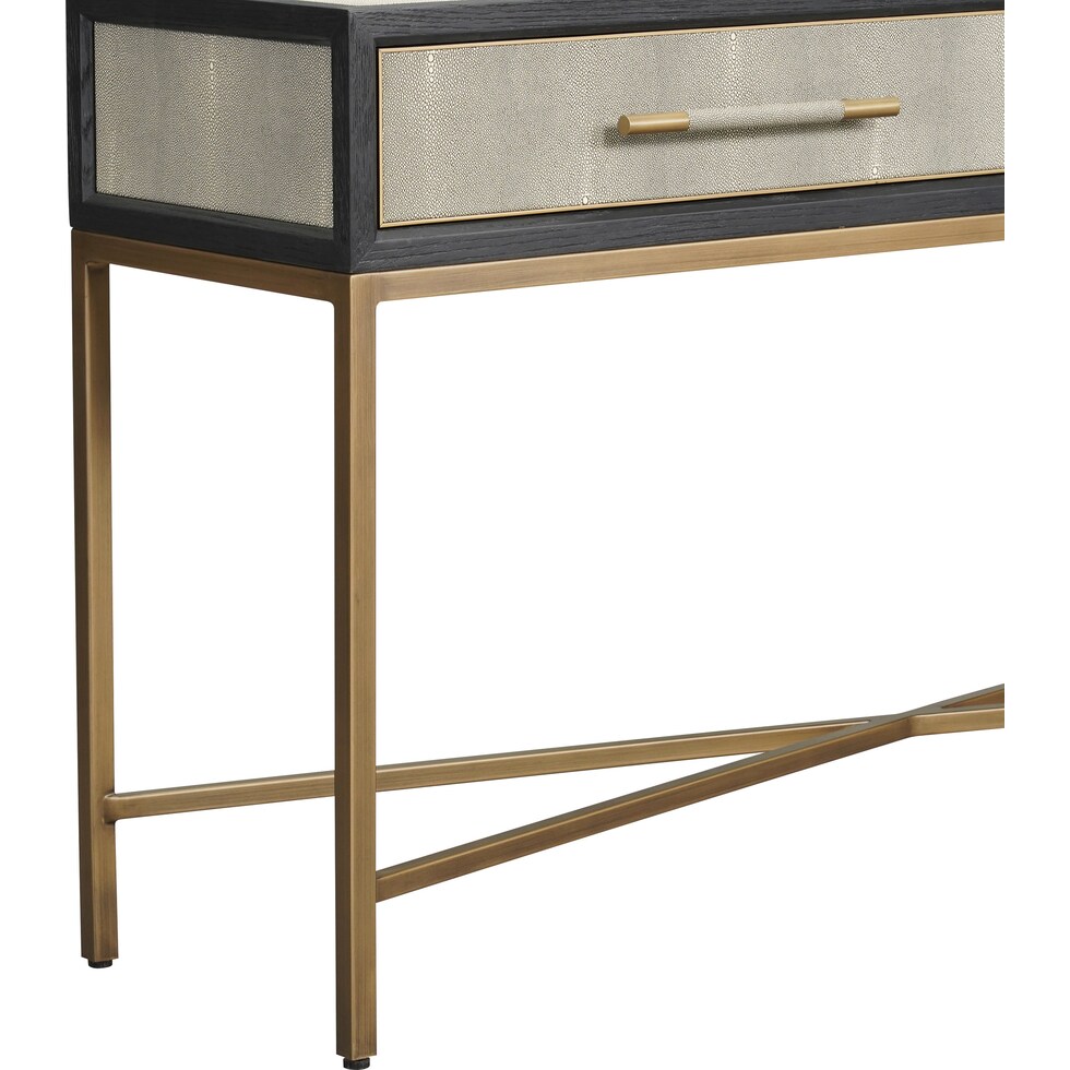 madison black console table   