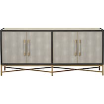 madison black credenza   