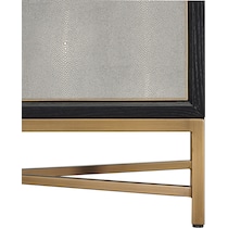 madison black credenza   