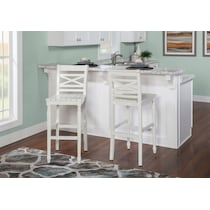 madox white bar stool   