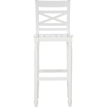 madox white bar stool   