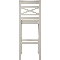 madox white bar stool   