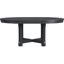 madrid dining black round dining table   