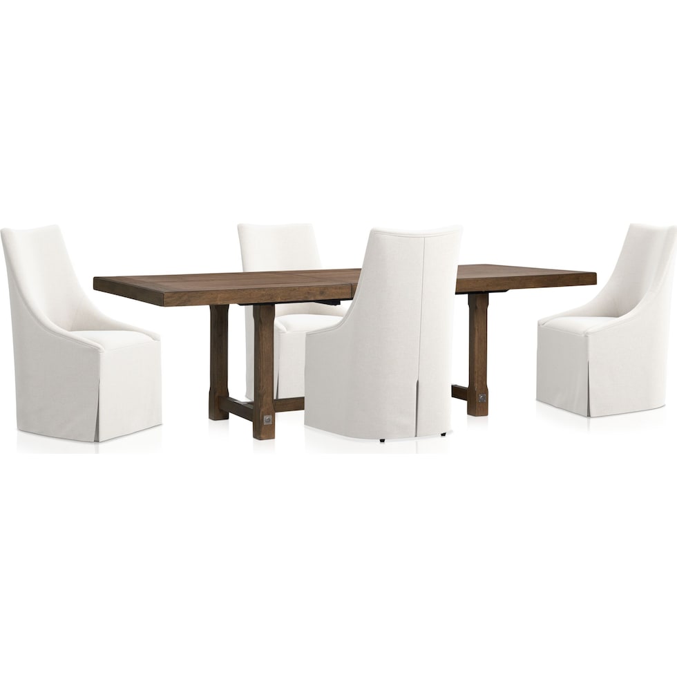 madrid dining light brown  pc dining room   
