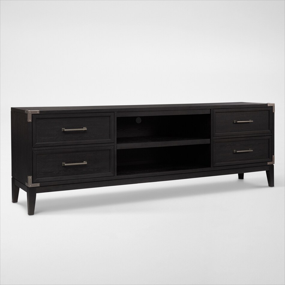 madrid tables black tv stand   