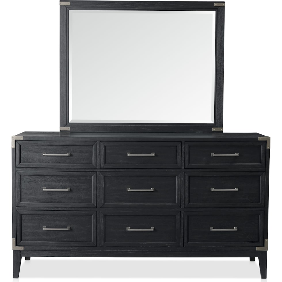 madrid black  pc king bedroom   