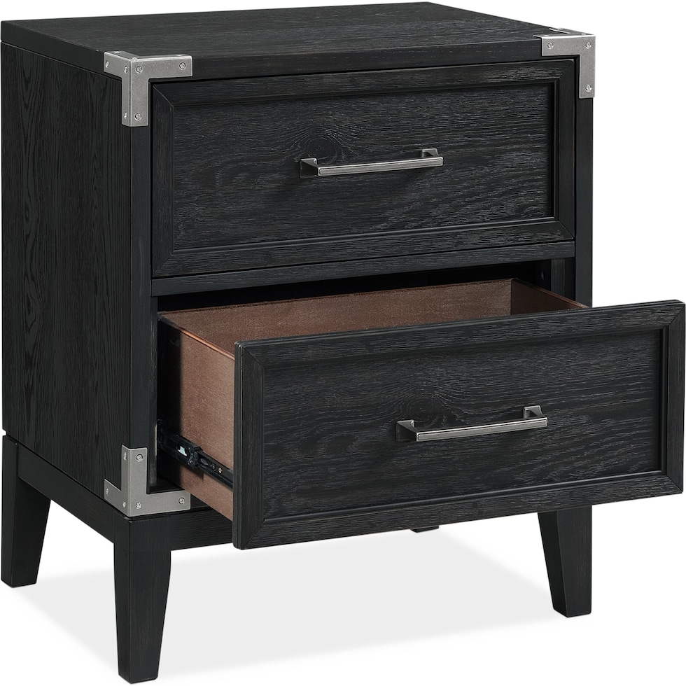madrid black  pc king bedroom   
