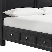 madrid black  pc queen bedroom   