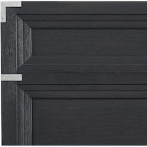 madrid black king bed   