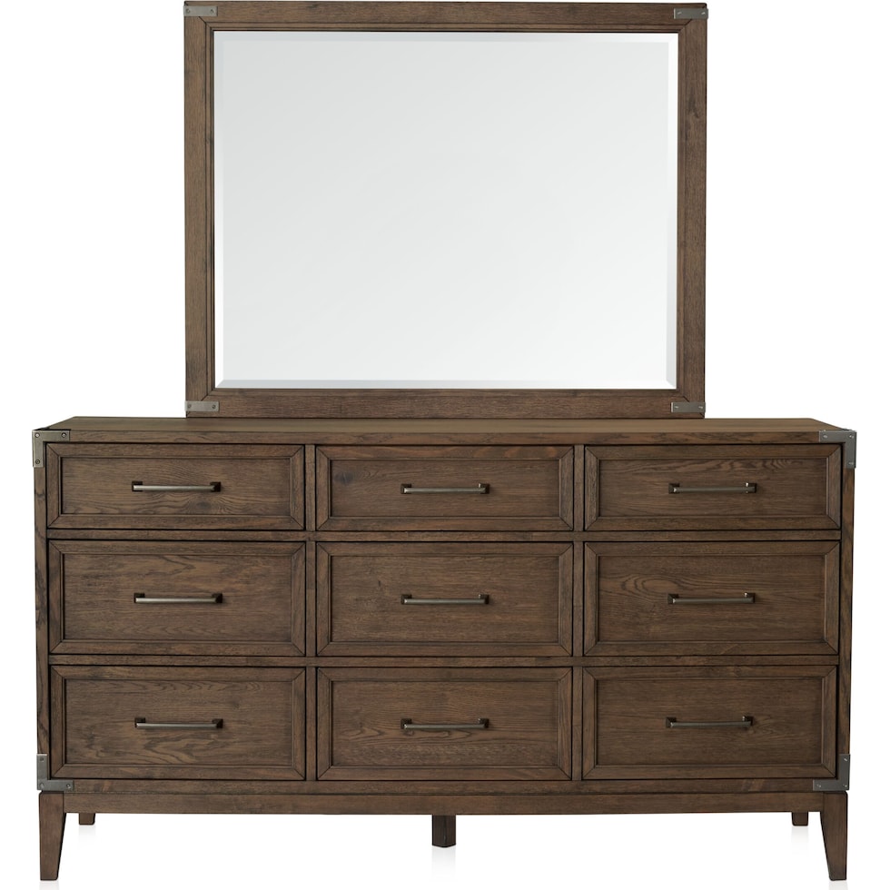 madrid dark brown  pc king bedroom   