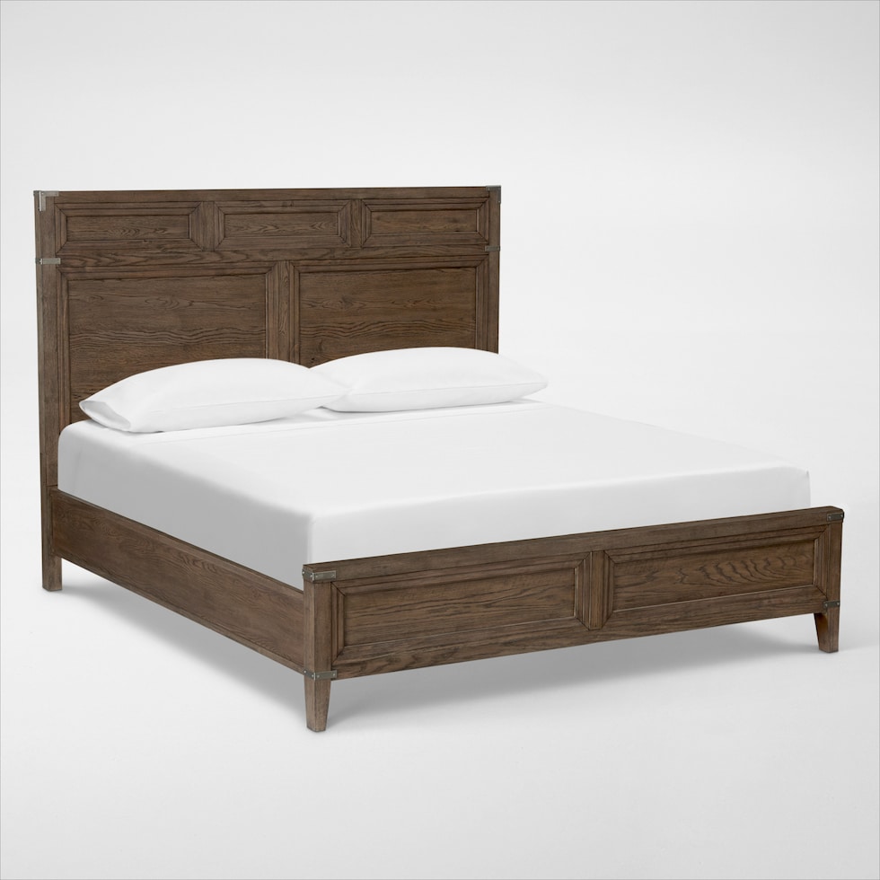 madrid light brown king bed web   