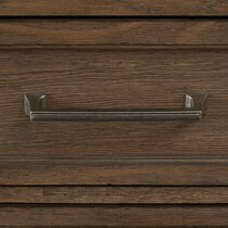 madrid light brown nightstand   