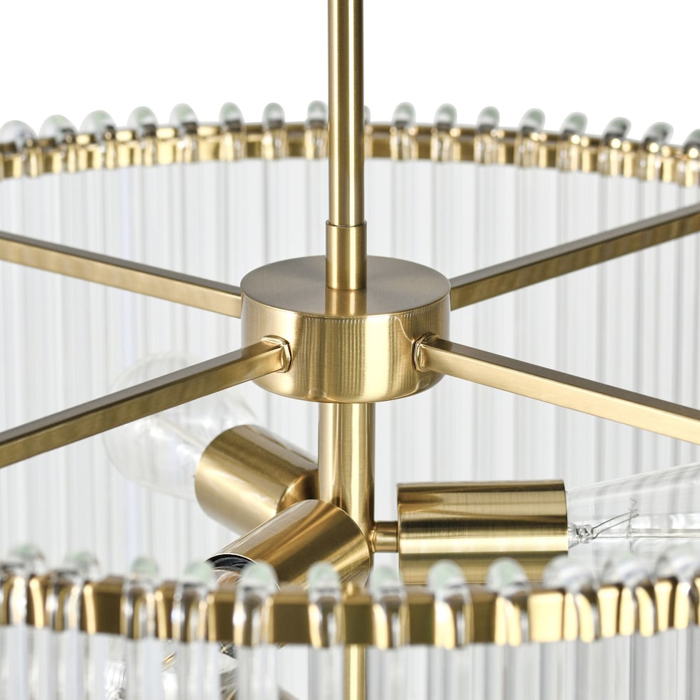 maeve gold chandelier   