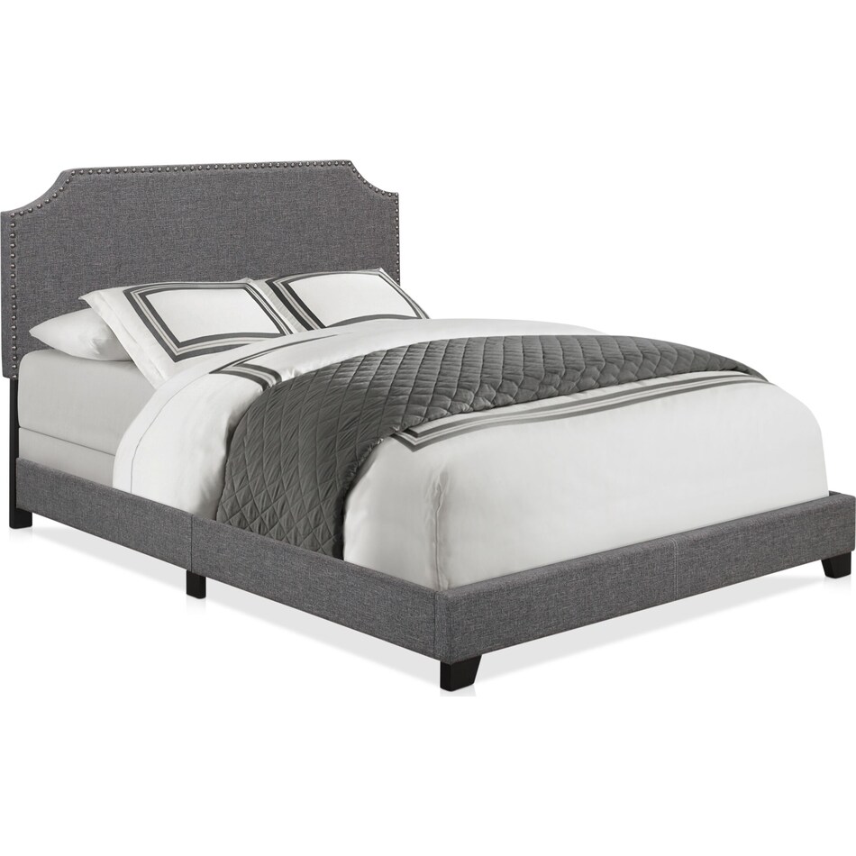 maeve gray full bed   