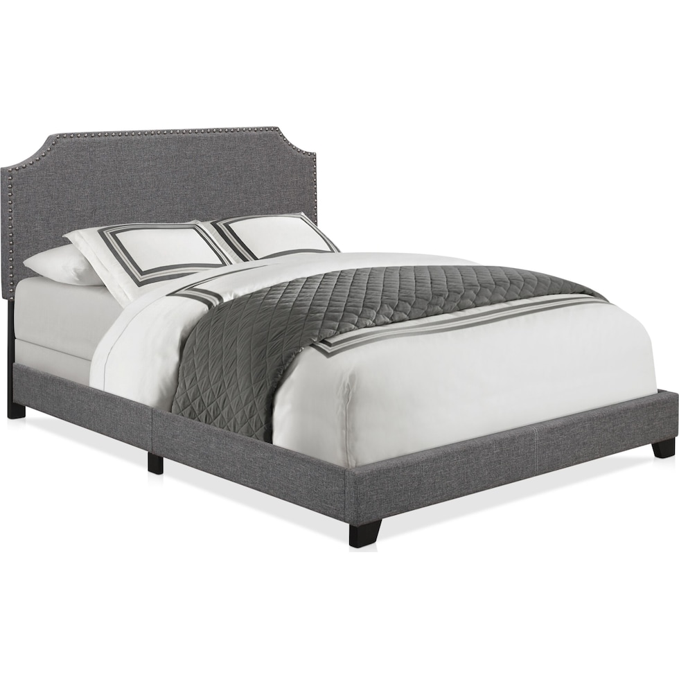 maeve gray twin bed   