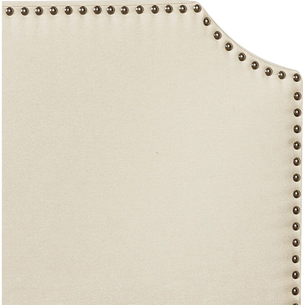 maeve white king upholstered bed   