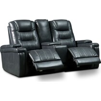 magnus gray  pc power reclining sofa   