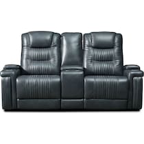 magnus gray  pc power reclining sofa   
