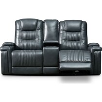 magnus gray  pc power reclining sofa   
