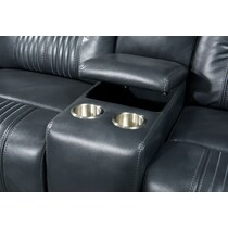 magnus gray  pc power reclining sofa   