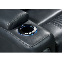 magnus gray  pc power reclining sofa   