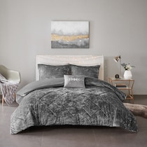 maisie gray twin bedding set   