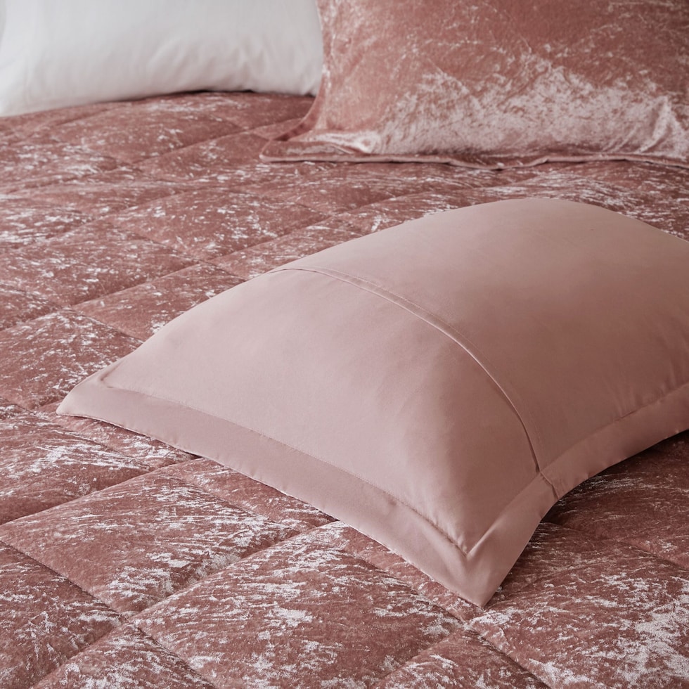 maisie pink twin bedding set   
