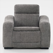 majestic gray recliner   