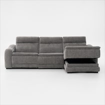 majestic gray sectional   