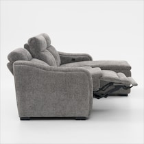 majestic gray sectional   