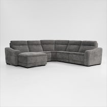 majestic gray sectional   