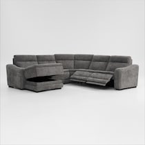 majestic gray sectional   