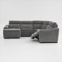 majestic gray sectional   