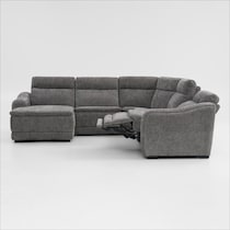 majestic gray sectional   
