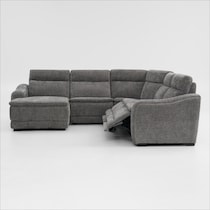 majestic gray sectional   