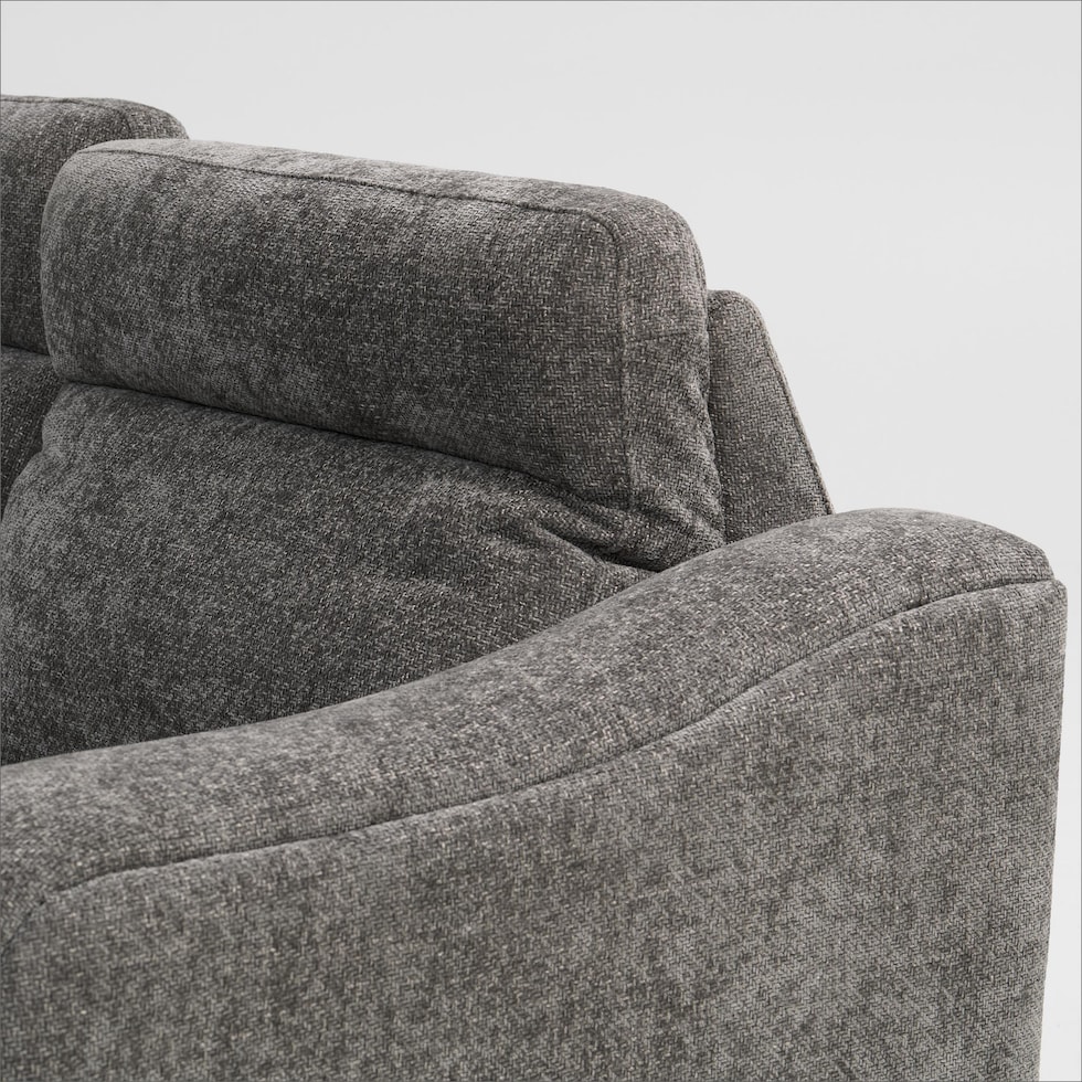majestic gray sectional   