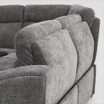 majestic gray sectional   