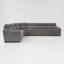 majestic gray sectional   