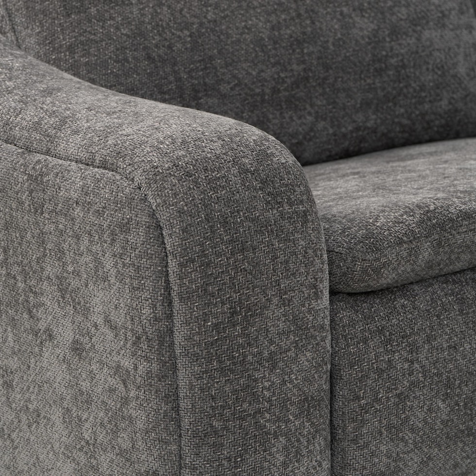 majestic gray sectional   